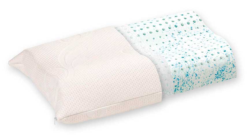 Almohada Primo Line con Gel y látex anatómica